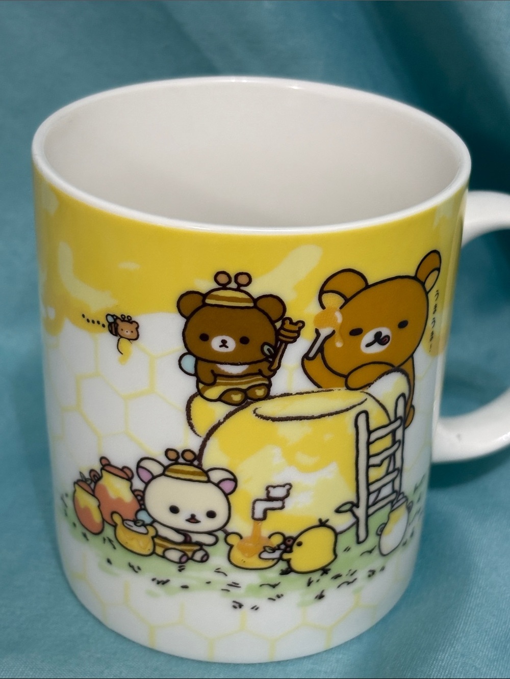 San-X Rilakkuma Harvest Festival in Honey Forest Mug. 